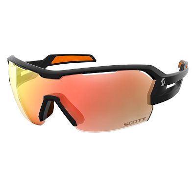 Превью  Велоочки SCOTT Spur Black Matt/Orange, Линзы: Red Chrome Enhancer, Прозрачная (266006-1338305)